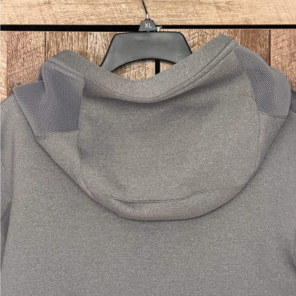 Nike Gray Hooded Jacket with Red Accents - Picture 7 of 7